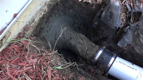 a water seal trap). . How to seal septic tank outlet pipe